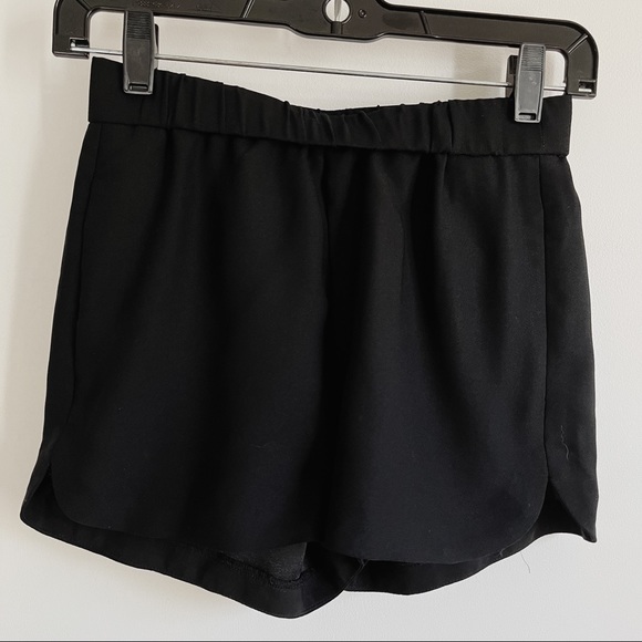 Madewell Drapey Pull-On Shorts in True Black Women’s XXS - Picture 4 of 9